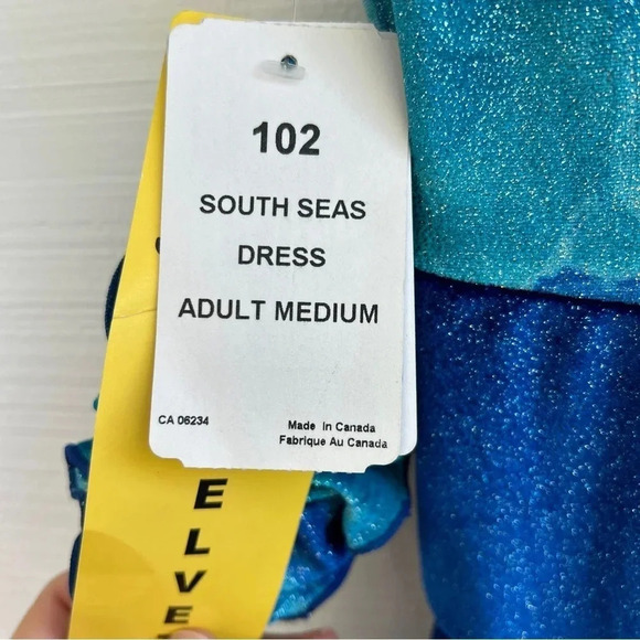 NWT Vintage Jerry’s South Seas Velvet Skating Dress w/ Matching Velvet Scrunchie - Picture 9 of 10